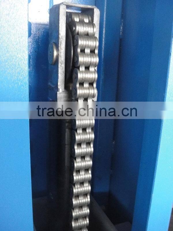 Manual release 2 post car air lift equipment