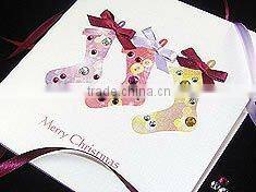 Boutique greeting paper card
