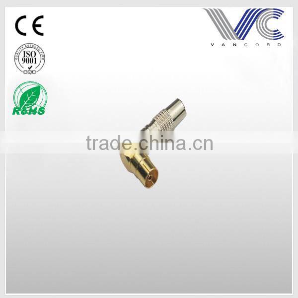 ODM OEM 9.5mm male angle plug connector