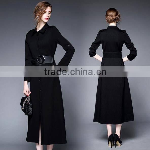 New Europe 2016 Women's Cotton Long Dresses Bohemian Femme Casual Clothing Slim Party Dresses