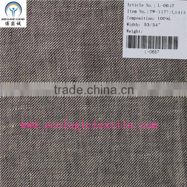 14*14 hot sale pure linen fabric