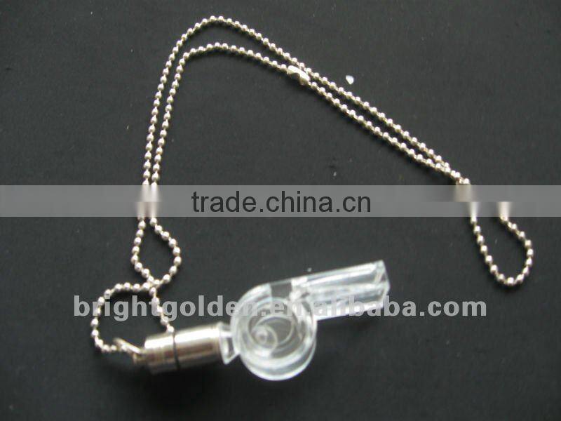 Led flashing whistle for promotion