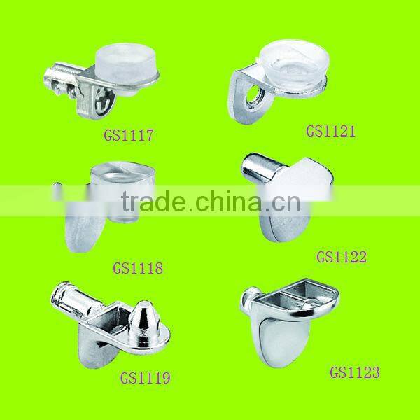 logstic center zinc alloy clamp glass shelf supports