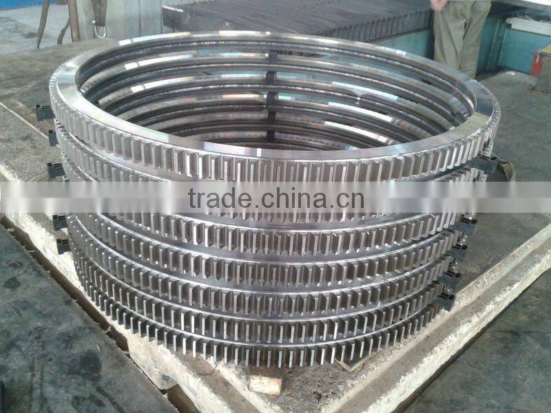 inner-gear four point contact ball slewing bearing