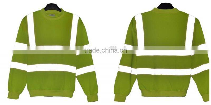 cheap wholesale long sleeve safety reflective work uniform shirt with custom imprint