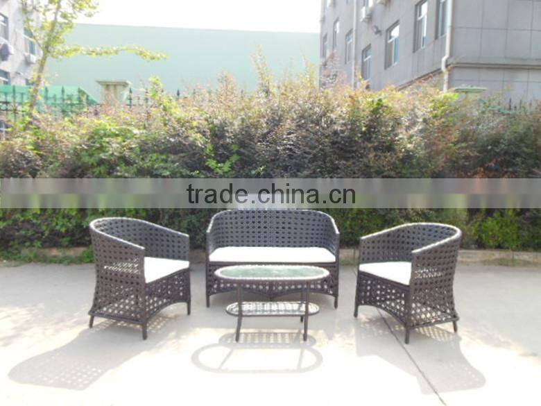 ALUMINIUM OVAL RATTAN FURNITURE