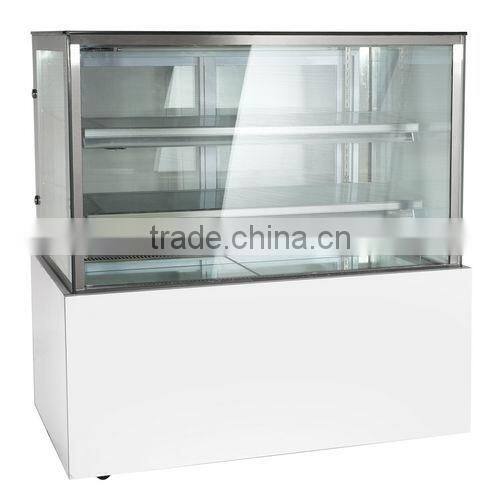 Portable galss pastry cooler table top pastry display cooler