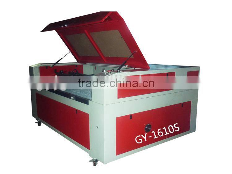 GY-1610 Factory direct Hot Sale Fabric/ Acrylic/Wood/Granite CO2 laser cutting engraving