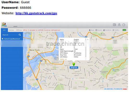Eco-friendly long battery life gps bike mini gps gsm tracker
