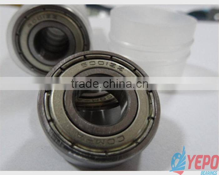 High performance and low price 6001zz/2rs deep groove ball bearings skateboard bearings trundle bearings pulley bearings