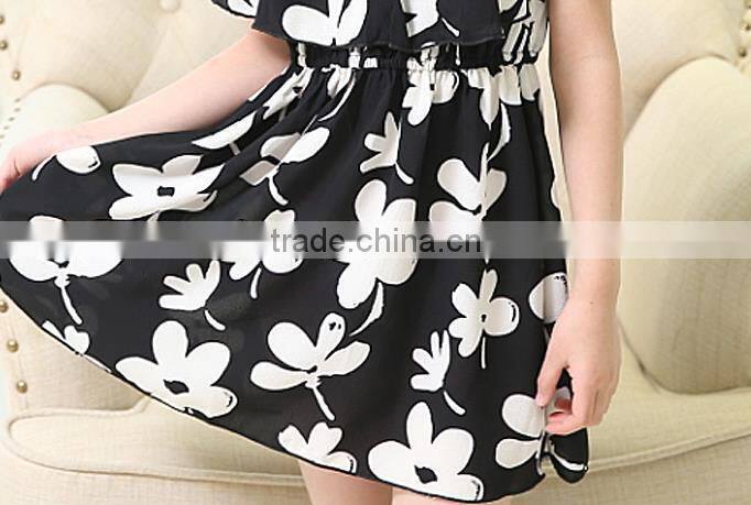 2015 new fashion children girl flower dress