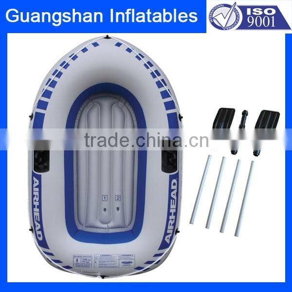 inflatable 2 person power fishing rowing boat