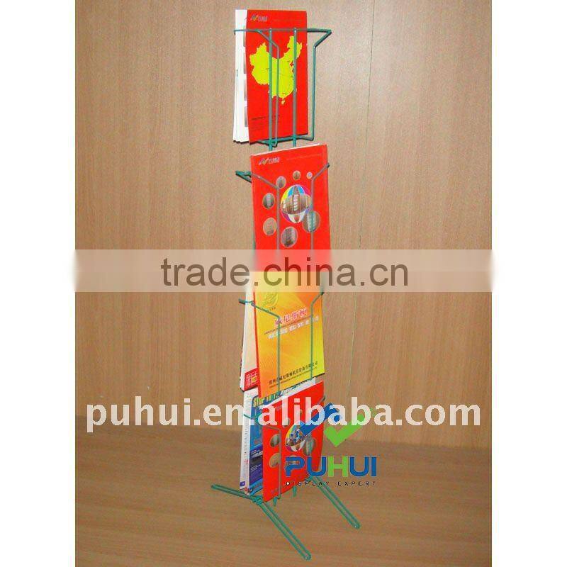light double sided brochure display rack
