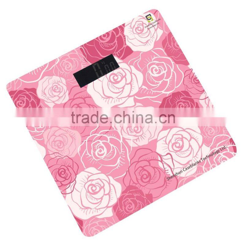 Sublimation body scale, high quality body scale, custom bathroom scale, personalized body fat scale