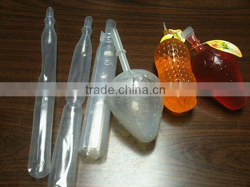 Plastic tube for filling jelly
