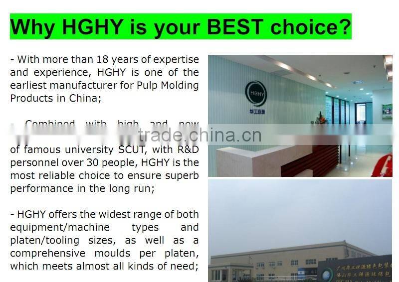 high speed paper forming machine HGHY pulp egg tray machine