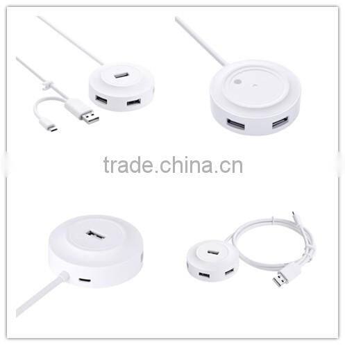 cheapest 4 ports mini media USB2.0 Hub for OEM customer