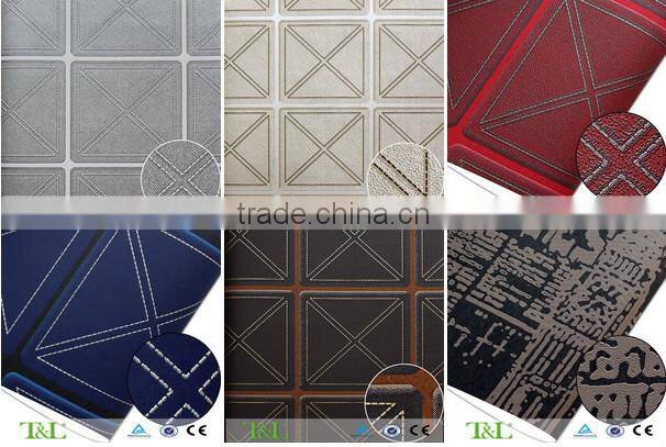 B210 Rotary screen foaming non woven letter wallpaper