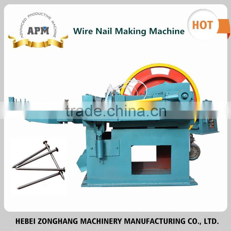 Plastic steel automatic nail making machine for India