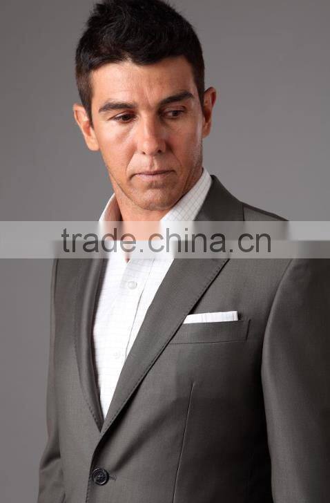 The Commercial Wool and Cashmere Grey Suit