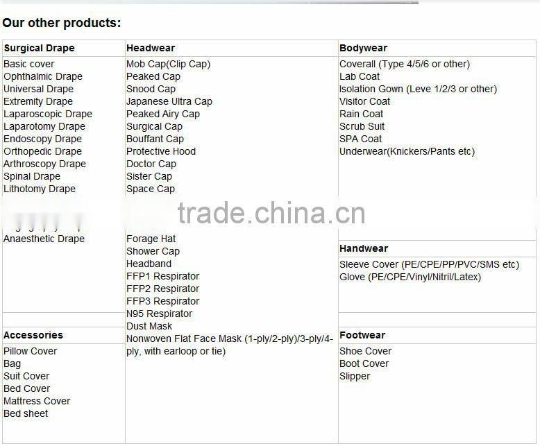 Disposable Yellow PP Pillow Cover