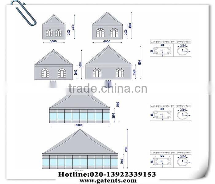 garden tent gazebo, tents for garden and outside party GT-01