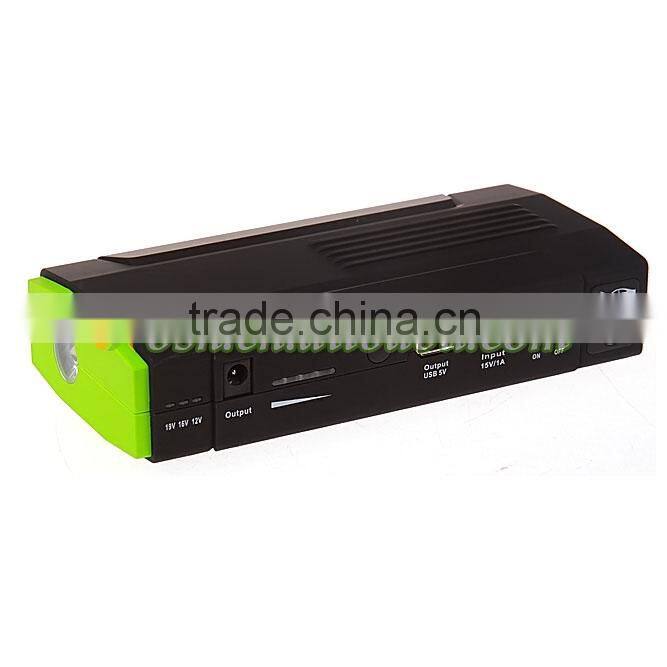 Unique in style- 12V 13600mAh Mini Jump Starter lithium ion rechargeable battery for car with good BMS,200A-400A current