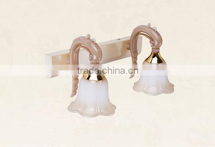 Euorepe Style Glass Modern Wall Lamps 220V 3 Heads Decorative Wall Lamps