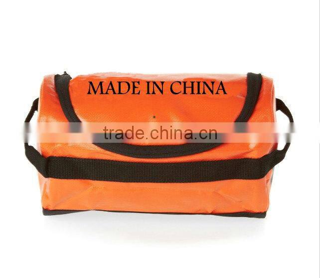 Hot sales ! Two handle tarpaulin Wash Bag /cosmetic pouch /Journey toilet bag