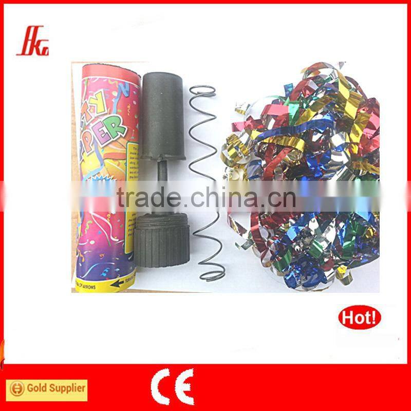 Great for parties and weddings brightly metallic confetti launcher