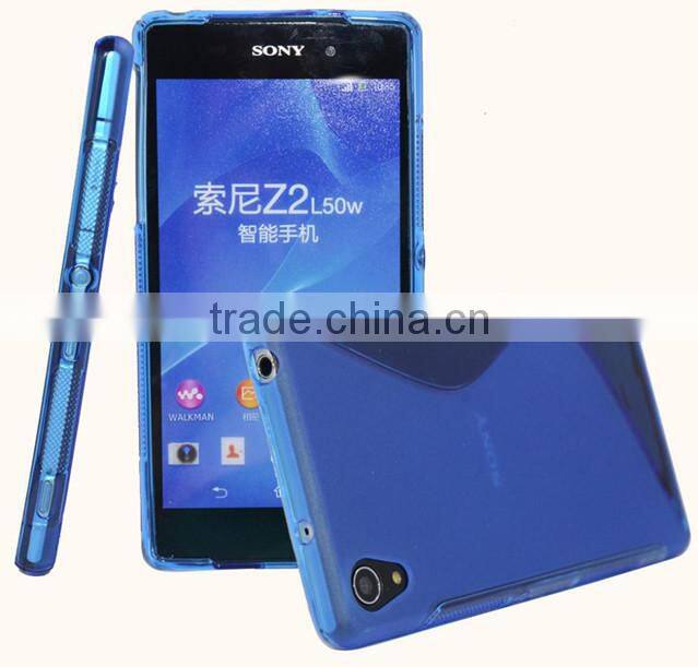 S Line Matte Soft TPU Case For LG Sony Xperia Z2/Z2 mini