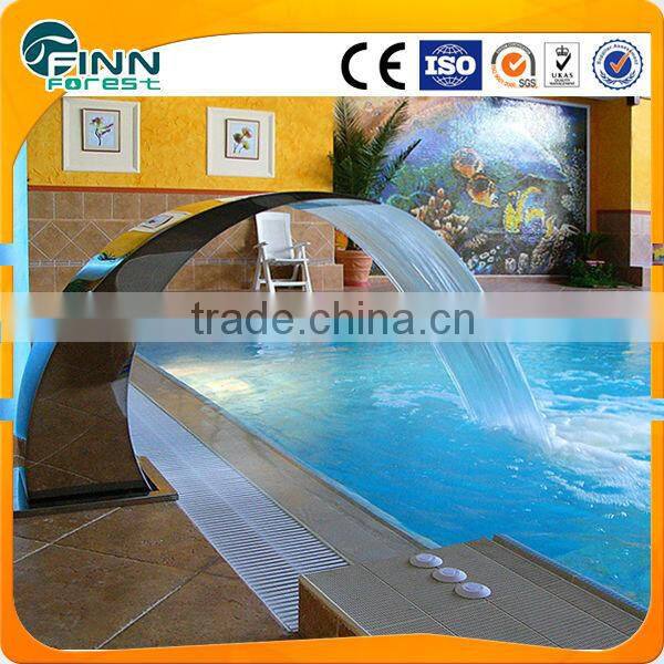 96" Stainless steel 304/316 indoor outdoor fountain rainforest pool waterfall