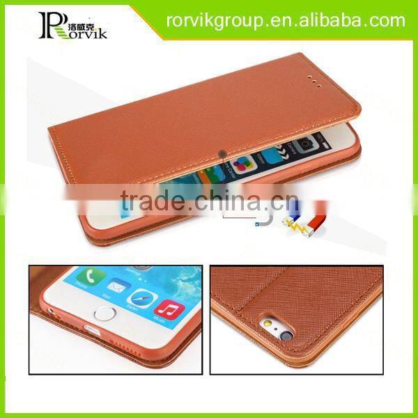 good market brief genuine leather phone case with card slot for iphone 6 plus
