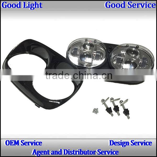 wholesale super power ovovs 80w double led headlight for harley with IP67