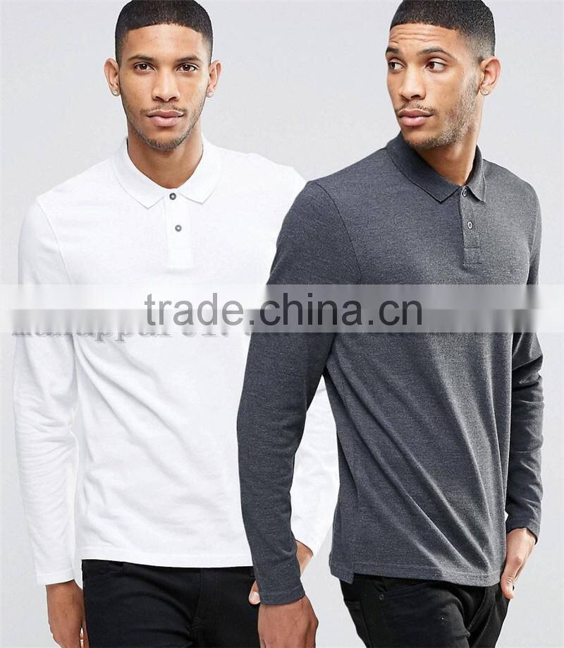2016 New Long Sleeves Polo Shirt For Man Custom Polo Shirt