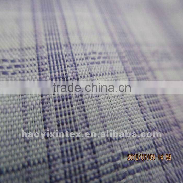 polyester plaid yarn dyed fabric