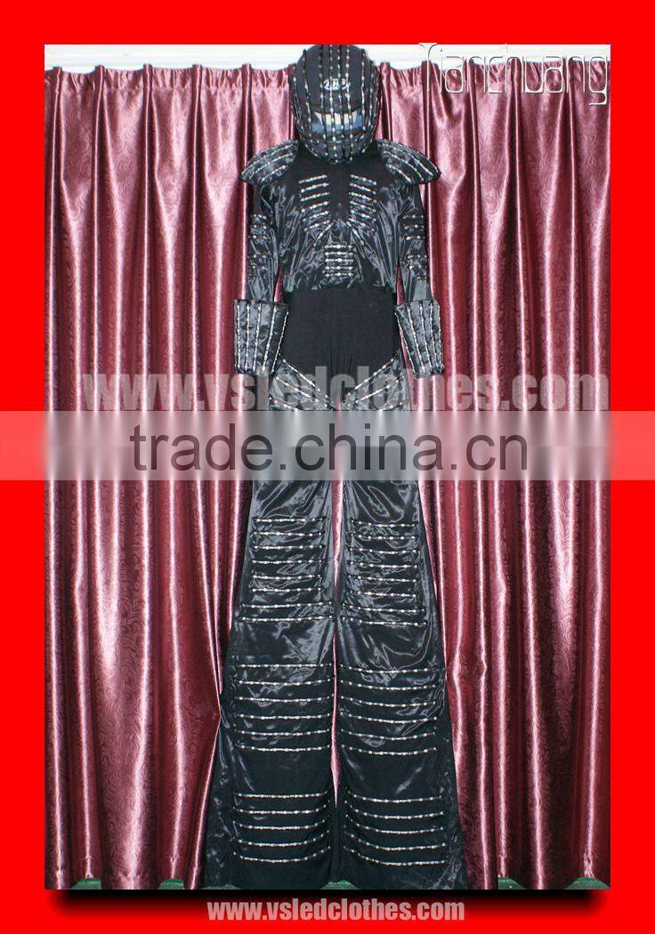 Programmed LED Stilt Robot