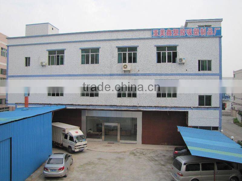 Electronic advertising plastic tray