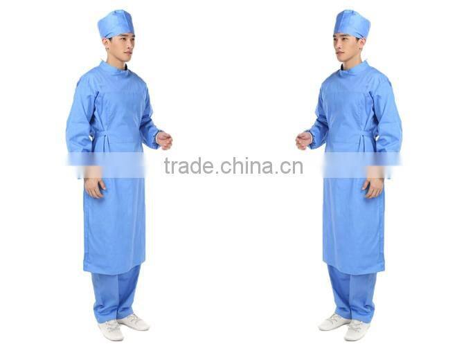 Folding Surgical Gown Disposable Reinforced Nurse Uniform Disposable Surgical Gown