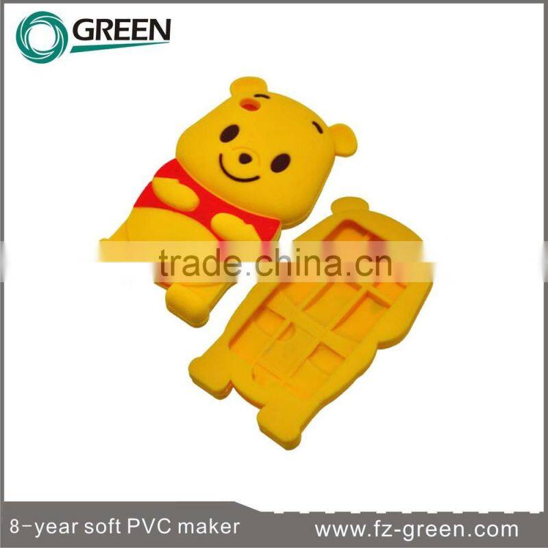 2014 most popular 3D cute animal silicone case