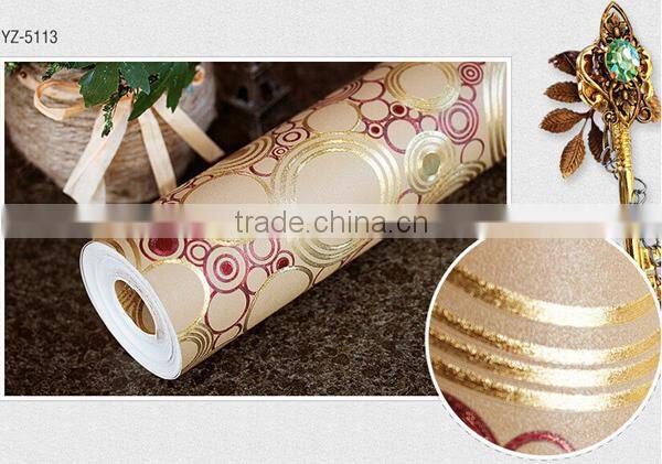 hot beauty corridor KTV waterproofing wallpaper vinyl wallpaper wall decoration for bar
