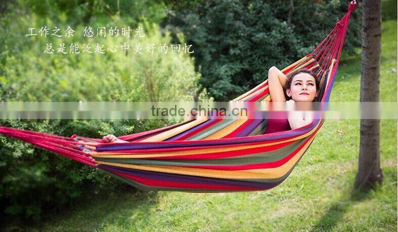 Virson Rainbow Single Per Cotton Canvas Double Hammock