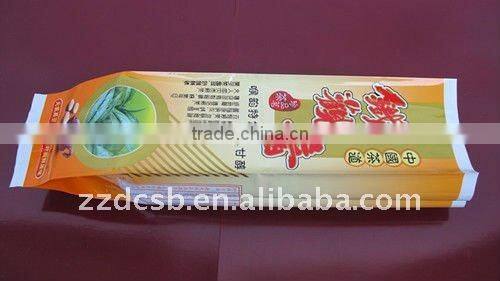 Plastic side-gusset tea bag/vacuum tea bag