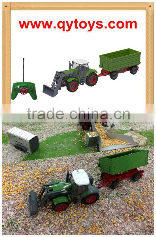 HOT!1:28 6CH RC Plastic Farm Toy Tractors with good quality and licensed