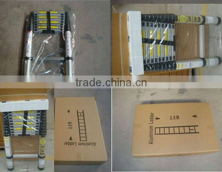 High quality Aluminium telescopic ladder EN131