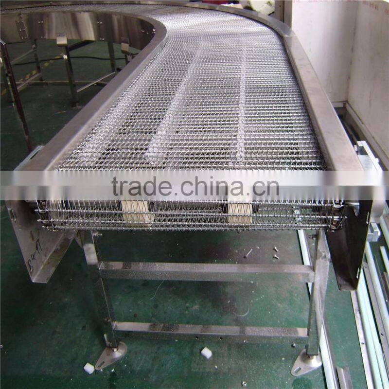 Factory price wire mesh belt conveyor for food roasting and freezing