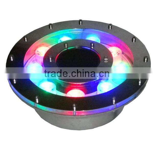 waterproof decoration fountain water led rgb 9W
