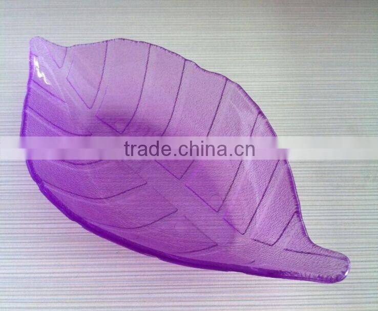 small colorful snack plates set