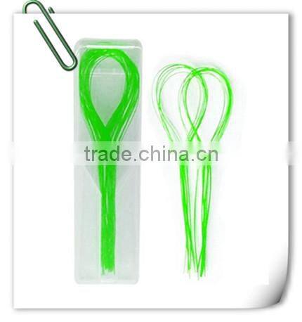 OEM Color Oral Care Durable Dental Floss Threader Plastic Flosser Thread Holder GT0606D