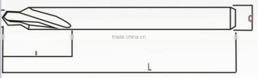 LZ0123 steel copper titaninum materials carbide centre drill bit